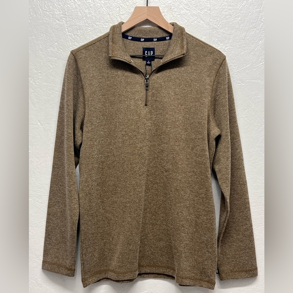 Gap - Men's Long Sleeve Half Zip Mock Neck Warm & Stylish Sweater - S